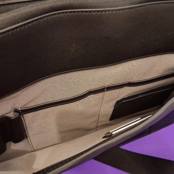 Tumi 93231D leather luxury Blsck Mens briefcase